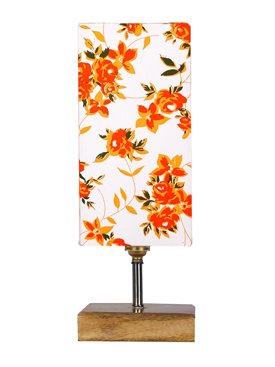 Multicolor Table Lamp | Artistic Mosaic Glass with Sturdy Wood Base | Decorative Ambient Light for Home D�cor | Perfect Blend of Modern & Traditional Style - Model DKK96