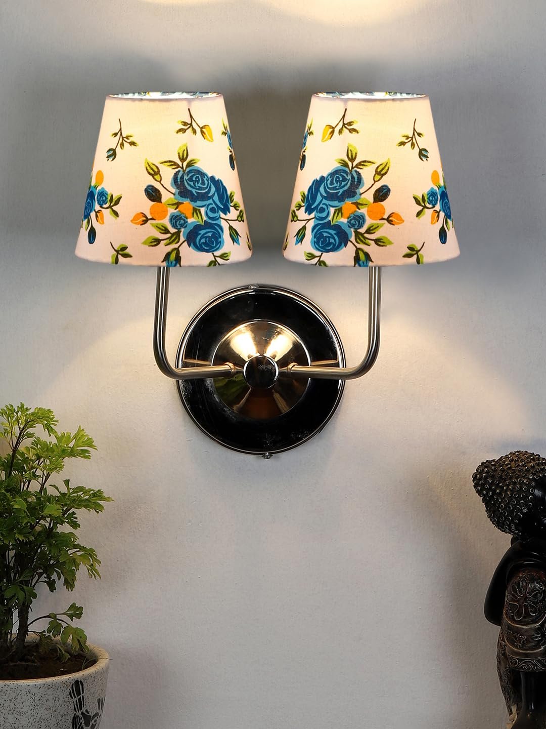 Multicolor Wall Lamp | Elegant Cotton Design | Stylish Ambient Light for Home, Office, Living Room, Bedroom, Hallway | Modern Decorative Wall Sconce - Model DKV103