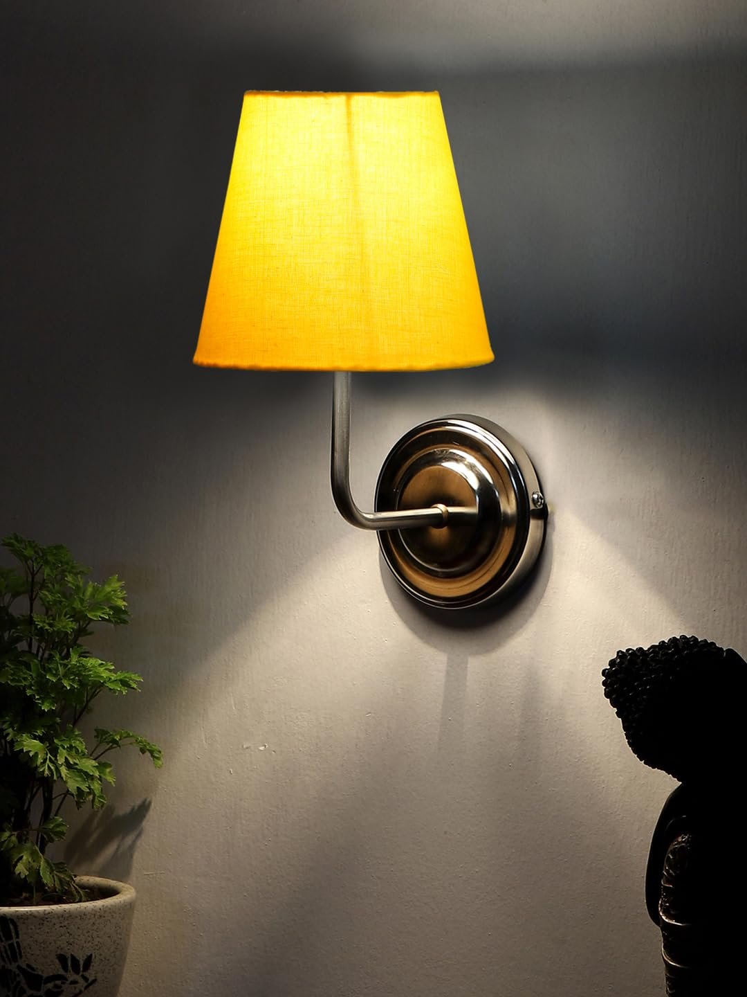 Multicolor Wall Lamp | Elegant Cotton Design | Stylish Ambient Light for Home, Office, Living Room, Bedroom, Hallway | Modern Decorative Wall Sconce - Model DKV110