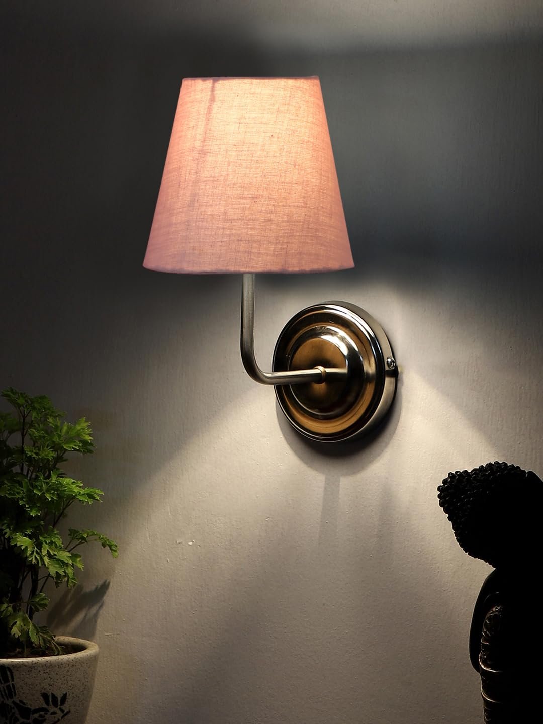 Multicolor Wall Lamp | Elegant Cotton Design | Stylish Ambient Light for Home, Office, Living Room, Bedroom, Hallway | Modern Decorative Wall Sconce - Model DKV111