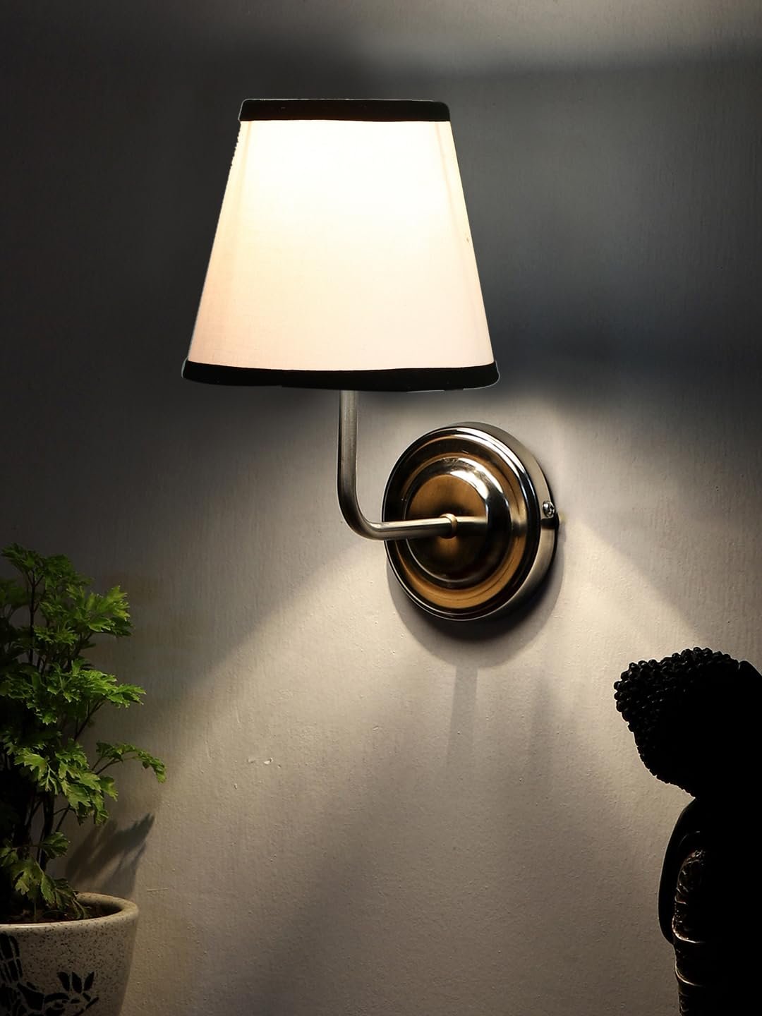Multicolor Wall Lamp | Elegant Cotton Design | Stylish Ambient Light for Home, Office, Living Room, Bedroom, Hallway | Modern Decorative Wall Sconce - Model DKV112