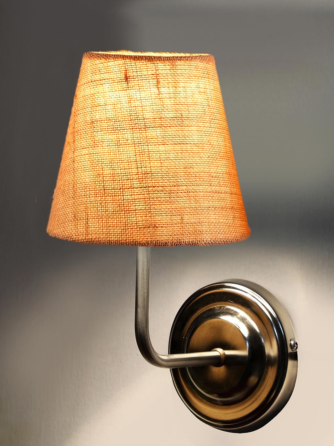 Multicolor Wall Lamp | Elegant Jute Material | Stylish Ambient Light for Home, Office, Living Room, Bedroom, Hallway | Modern Decorative Wall Sconce - Model DKV113