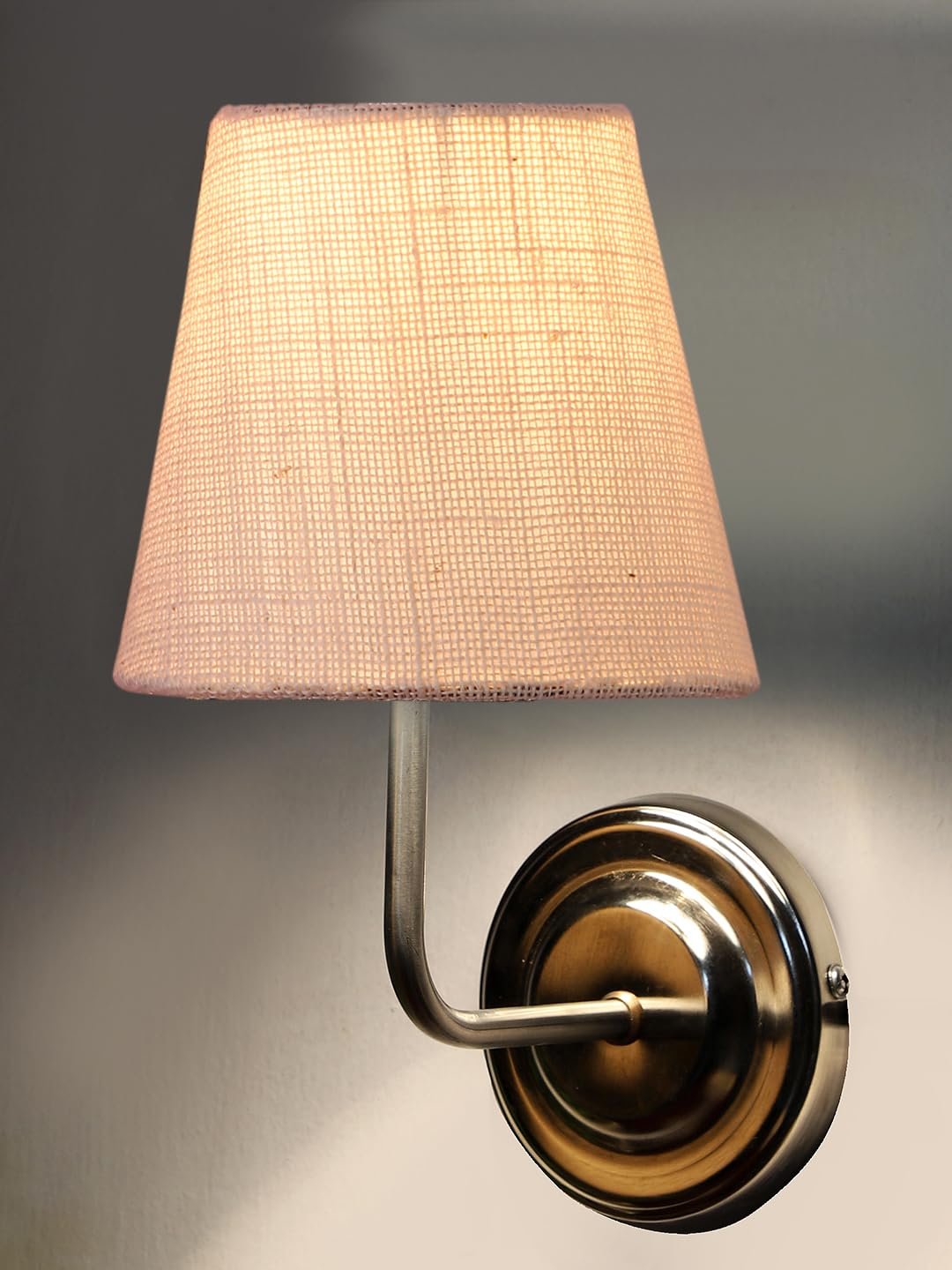 Multicolor Wall Lamp | Elegant Jute Material | Stylish Ambient Light for Home, Office, Living Room, Bedroom, Hallway | Modern Decorative Wall Sconce - Model DKV114