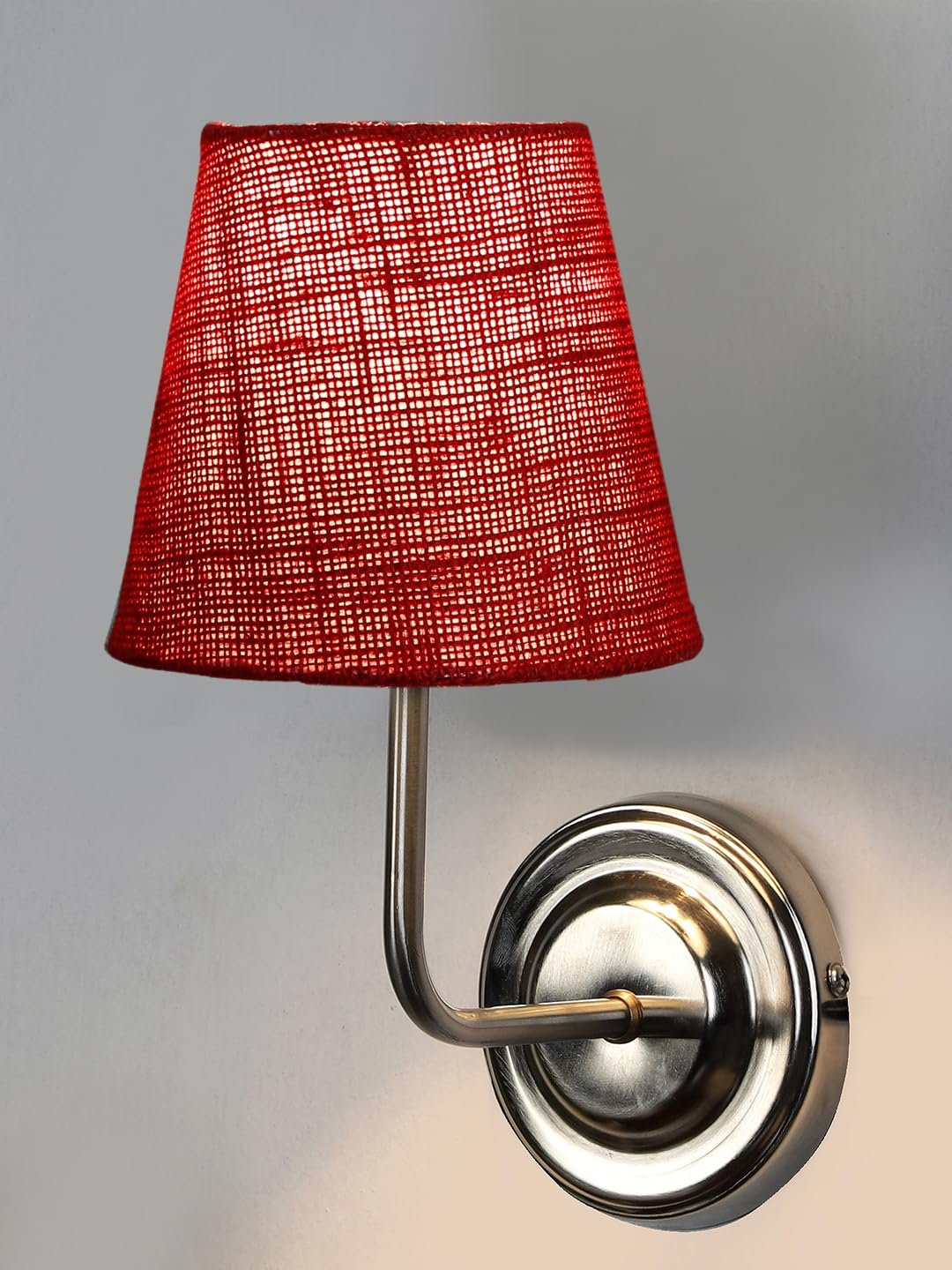 Multicolor Wall Lamp | Elegant Jute Material | Stylish Ambient Light for Home, Office, Living Room, Bedroom, Hallway | Modern Decorative Wall Sconce - Model DKV116