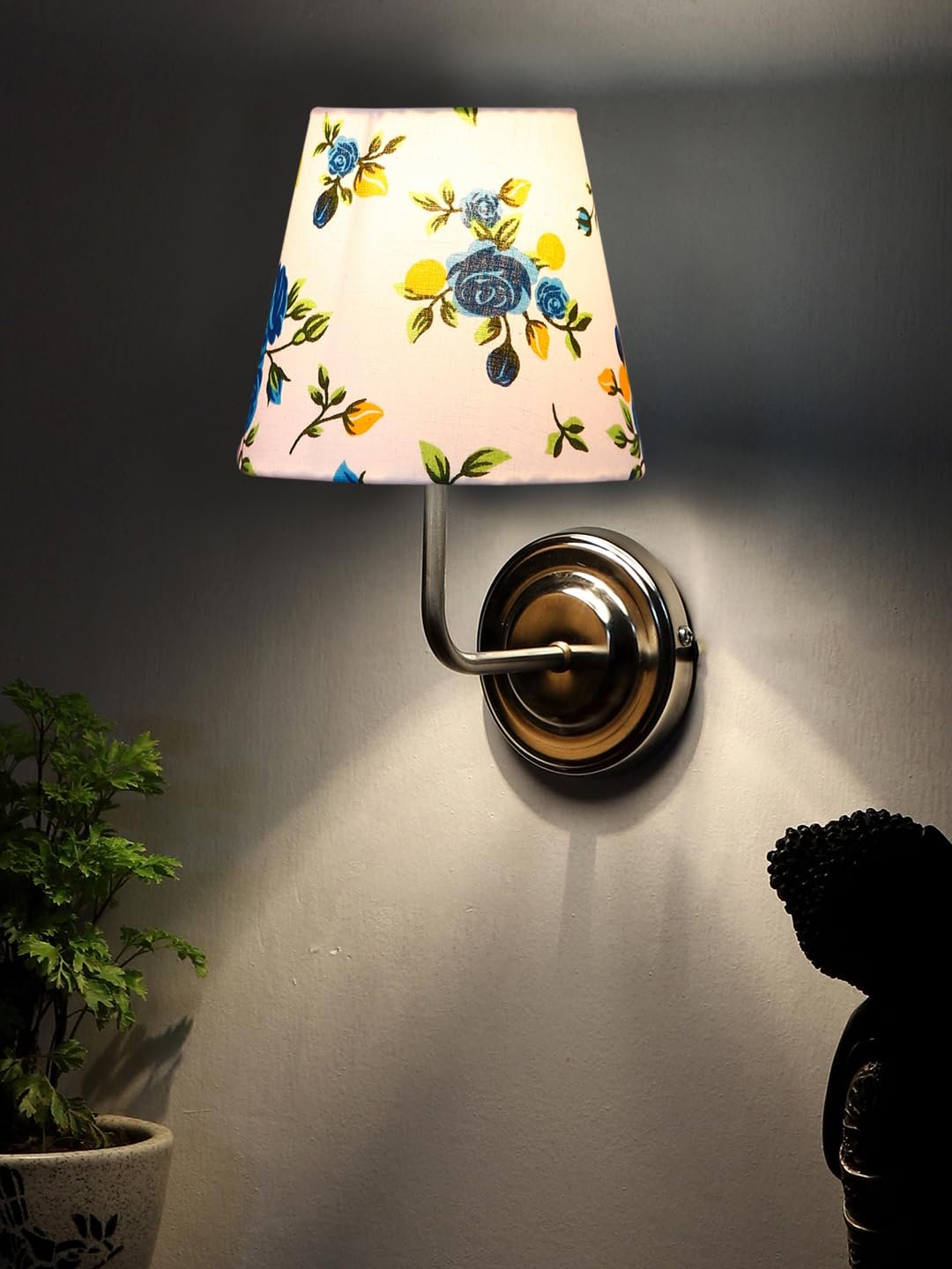 Multicolor Wall Lamp | Elegant Cotton Design | Stylish Ambient Light for Home, Office, Living Room, Bedroom, Hallway | Modern Decorative Wall Sconce - Model DKV118