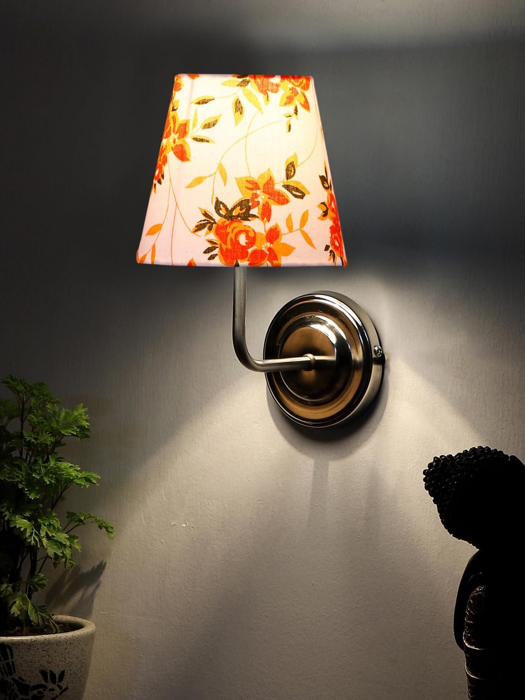 Multicolor Wall Lamp | Elegant Cotton Design | Stylish Ambient Light for Home, Office, Living Room, Bedroom, Hallway | Modern Decorative Wall Sconce - Model DKV119