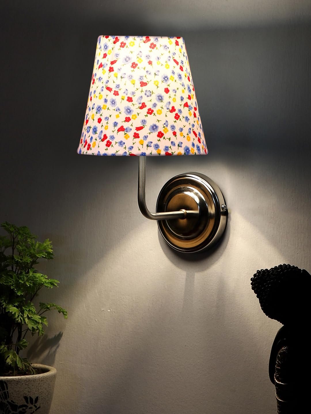 Multicolor Wall Lamp | Elegant Cotton Design | Stylish Ambient Light for Home, Office, Living Room, Bedroom, Hallway | Modern Decorative Wall Sconce - Model DKV120