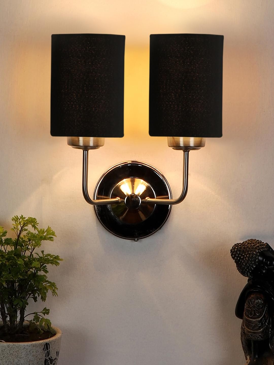Multicolor Wall Lamp | Elegant Cotton Design | Stylish Ambient Light for Home, Office, Living Room, Bedroom, Hallway | Modern Decorative Wall Sconce - Model DKV62