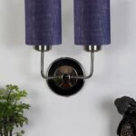 Multicolor Wall Lamp | Elegant Jute Material | Stylish Ambient Light for Home, Office, Living Room, Bedroom, Hallway | Modern Decorative Wall Sconce – Model DKV72