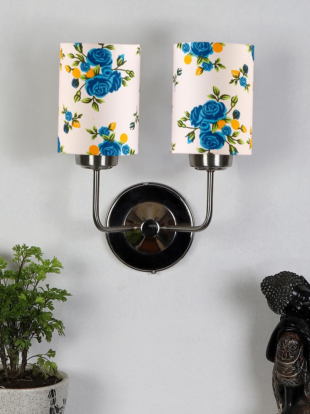 Multicolor Wall Lamp | Elegant Cotton Design | Stylish Ambient Light for Home, Office, Living Room, Bedroom, Hallway | Modern Decorative Wall Sconce - Model DKV73