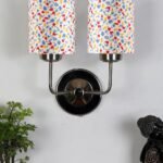 Multicolor Wall Lamp | Elegant Cotton Design | Stylish Ambient Light for Home, Office, Living Room, Bedroom, Hallway | Modern Decorative Wall Sconce – Model DKV75