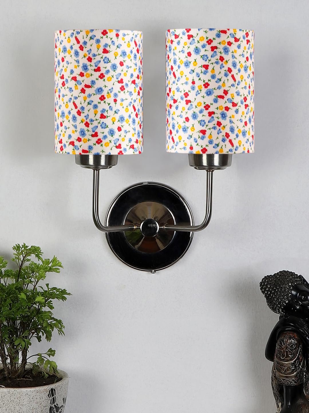 Multicolor Wall Lamp | Elegant Cotton Design | Stylish Ambient Light for Home, Office, Living Room, Bedroom, Hallway | Modern Decorative Wall Sconce - Model DKV75