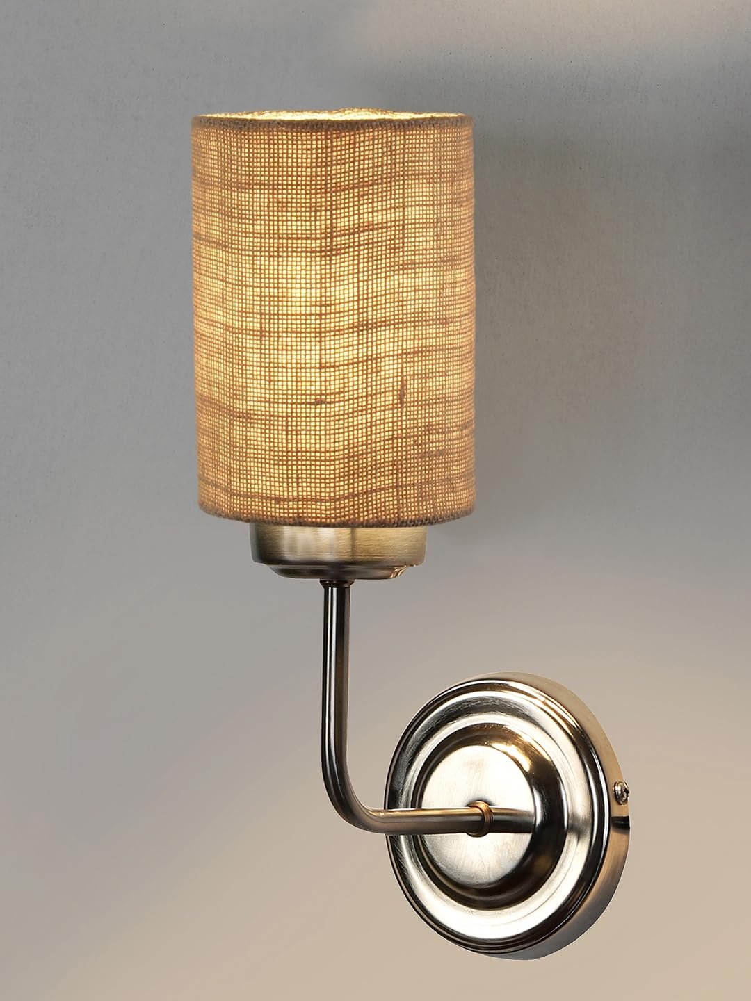 Multicolor Wall Lamp | Elegant Jute Material | Stylish Ambient Light for Home, Office, Living Room, Bedroom, Hallway | Modern Decorative Wall Sconce - Model DKV83
