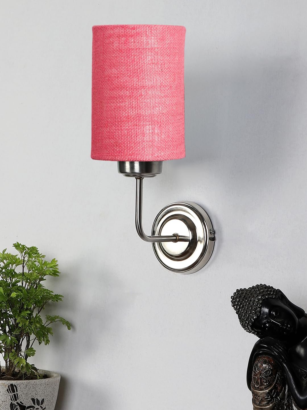 Multicolor Wall Lamp | Elegant Jute Material | Stylish Ambient Light for Home, Office, Living Room, Bedroom, Hallway | Modern Decorative Wall Sconce - Model DKV85