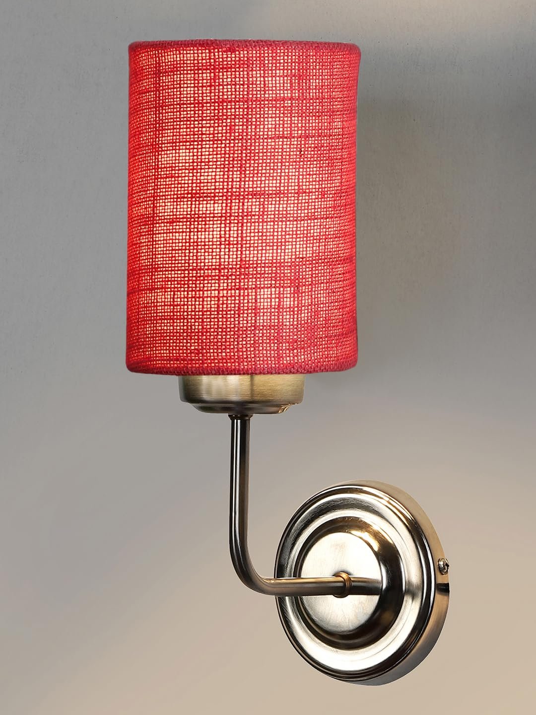 Multicolor Wall Lamp | Elegant Jute Material | Stylish Ambient Light for Home, Office, Living Room, Bedroom, Hallway | Modern Decorative Wall Sconce - Model DKV85