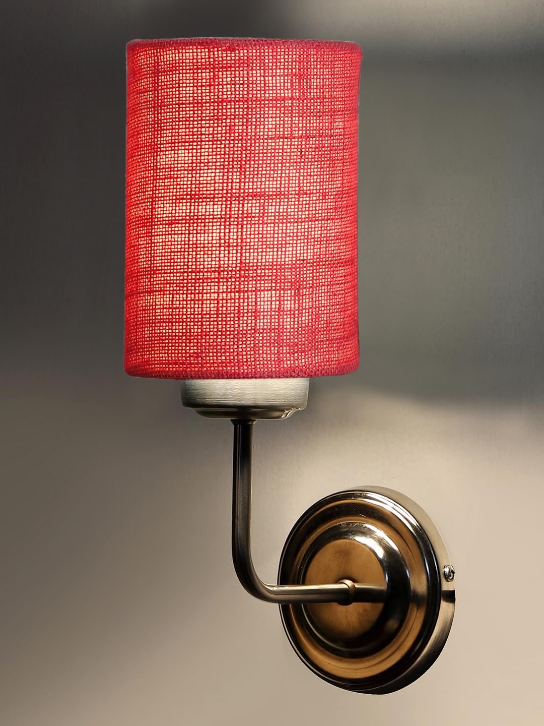 Multicolor Wall Lamp | Elegant Jute Material | Stylish Ambient Light for Home, Office, Living Room, Bedroom, Hallway | Modern Decorative Wall Sconce - Model DKV85