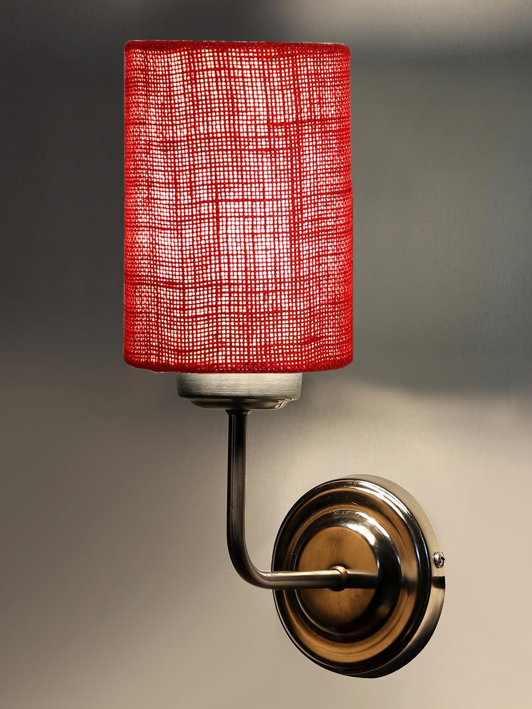 Multicolor Wall Lamp | Elegant Jute Material | Stylish Ambient Light for Home, Office, Living Room, Bedroom, Hallway | Modern Decorative Wall Sconce - Model DKV86