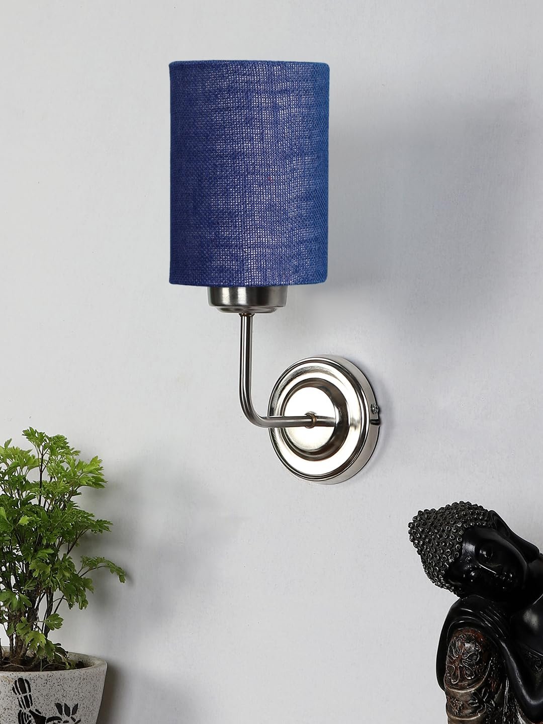 Multicolor Wall Lamp | Elegant Jute Material | Stylish Ambient Light for Home, Office, Living Room, Bedroom, Hallway | Modern Decorative Wall Sconce - Model DKV87