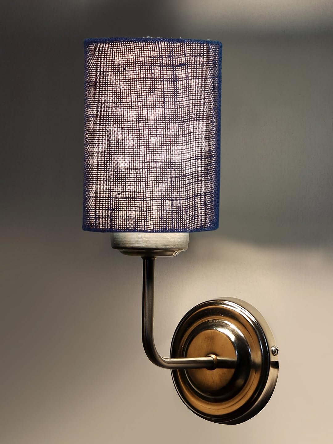 Multicolor Wall Lamp | Elegant Jute Material | Stylish Ambient Light for Home, Office, Living Room, Bedroom, Hallway | Modern Decorative Wall Sconce - Model DKV87