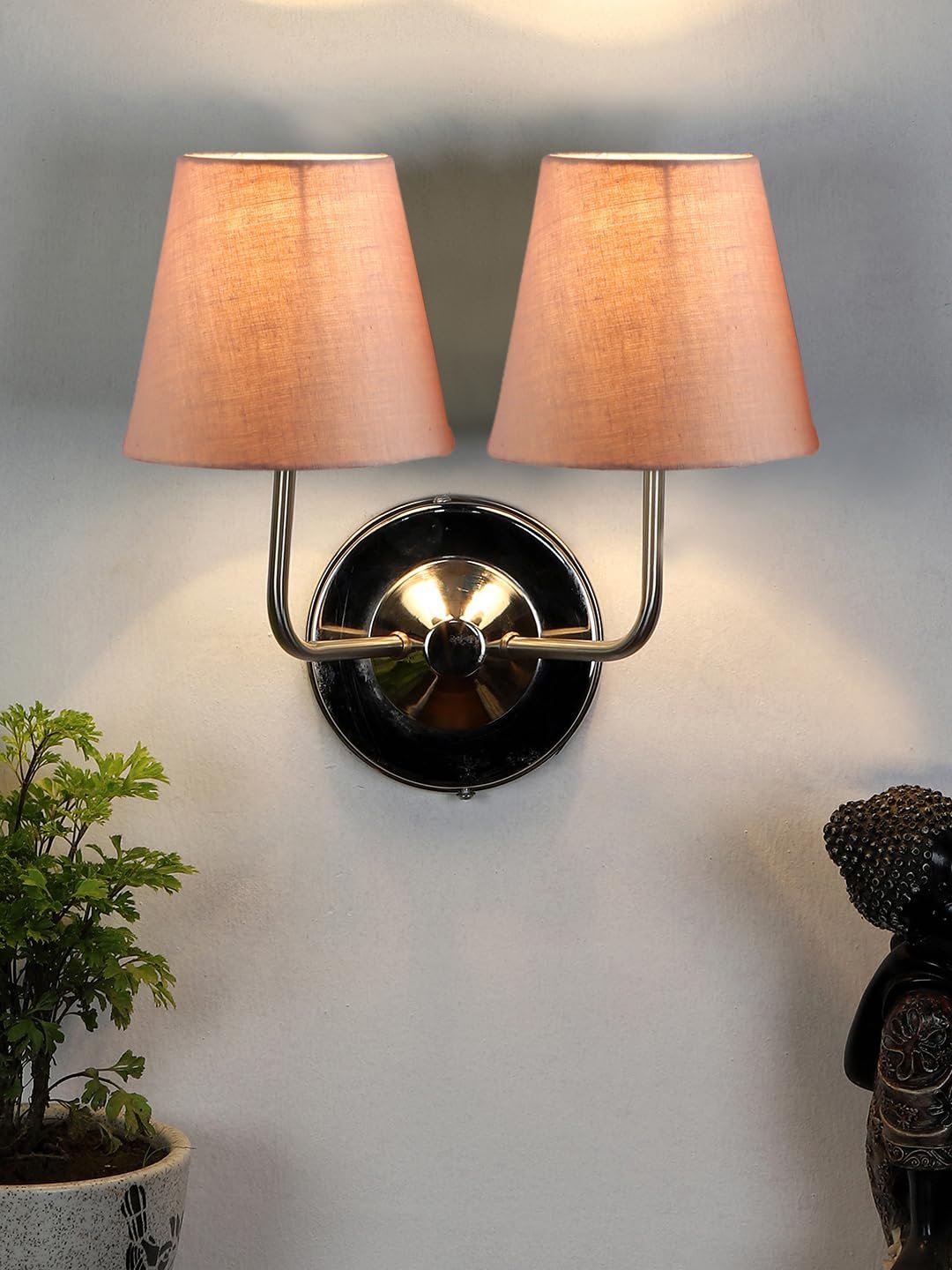 Multicolor Wall Lamp | Elegant Cotton Design | Stylish Ambient Light for Home, Office, Living Room, Bedroom, Hallway | Modern Decorative Wall Sconce - Model DKV96