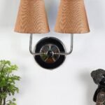 Multicolor Wall Lamp | Elegant Jute Material | Stylish Ambient Light for Home, Office, Living Room, Bedroom, Hallway | Modern Decorative Wall Sconce – Model DKV98