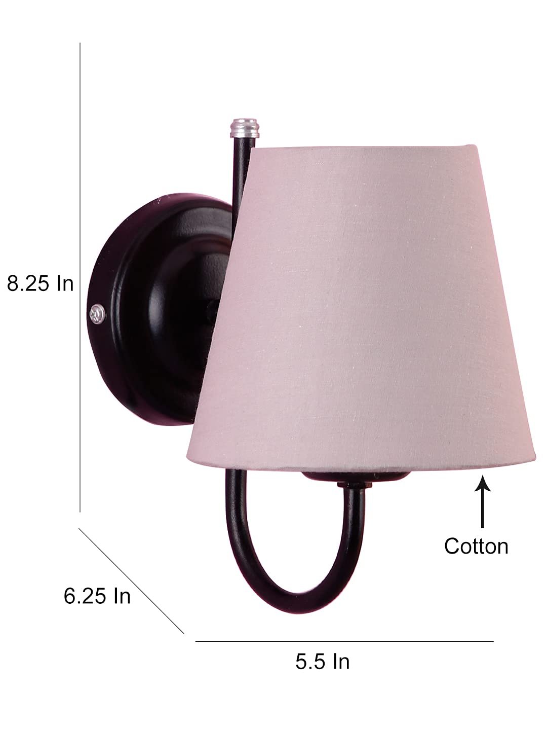Multicolor Wall Lamp | Elegant Cotton Design | Stylish Ambient Light for Home, Office, Living Room, Bedroom, Hallway | Modern Decorative Wall Sconce - Model DRF06