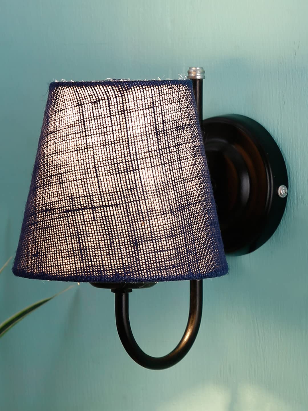 Multicolor Wall Lamp | Elegant Jute Material | Stylish Ambient Light for Home, Office, Living Room, Bedroom, Hallway | Modern Decorative Wall Sconce - Model DRF12