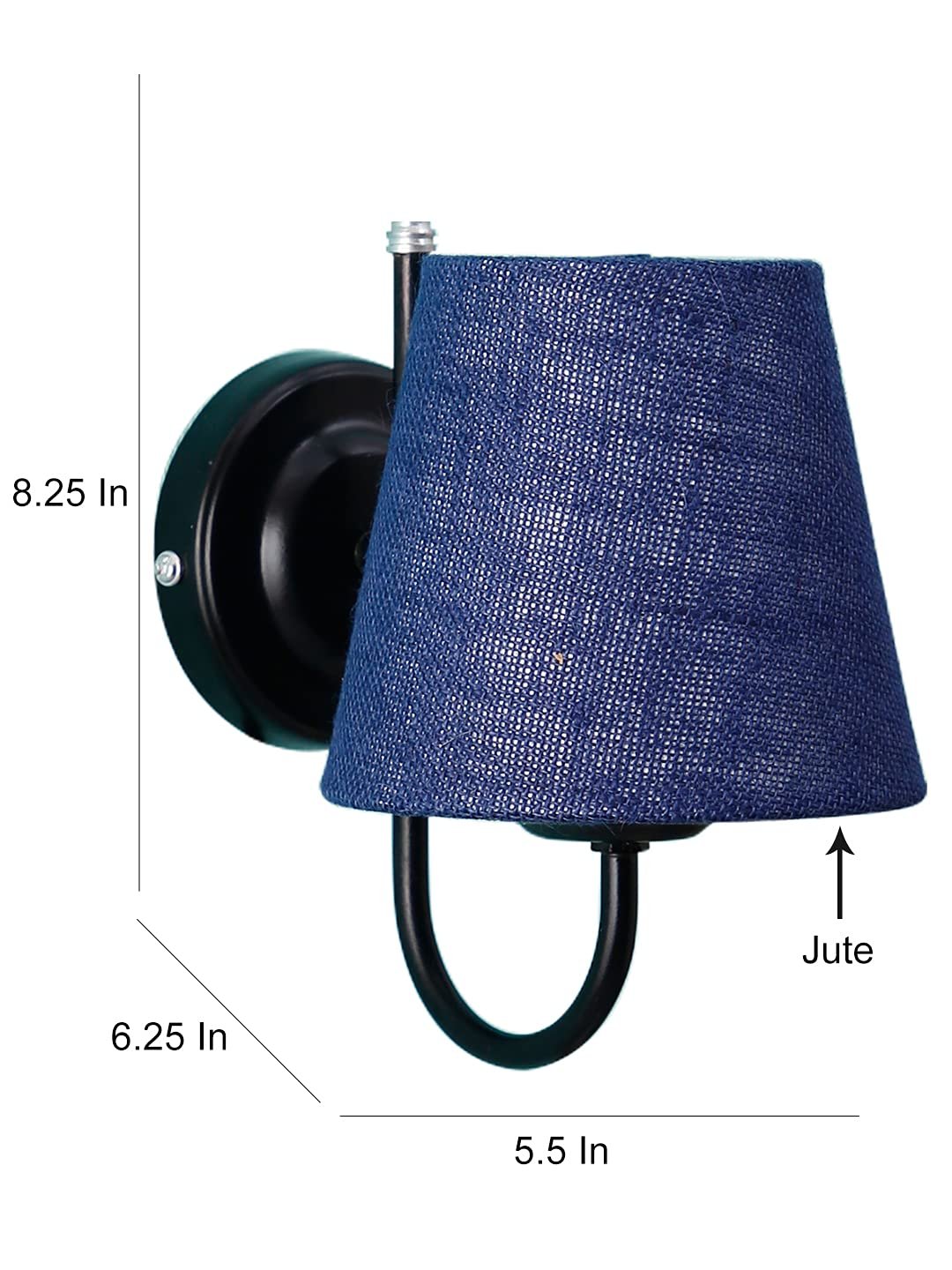 Multicolor Wall Lamp | Elegant Jute Material | Stylish Ambient Light for Home, Office, Living Room, Bedroom, Hallway | Modern Decorative Wall Sconce - Model DRF12