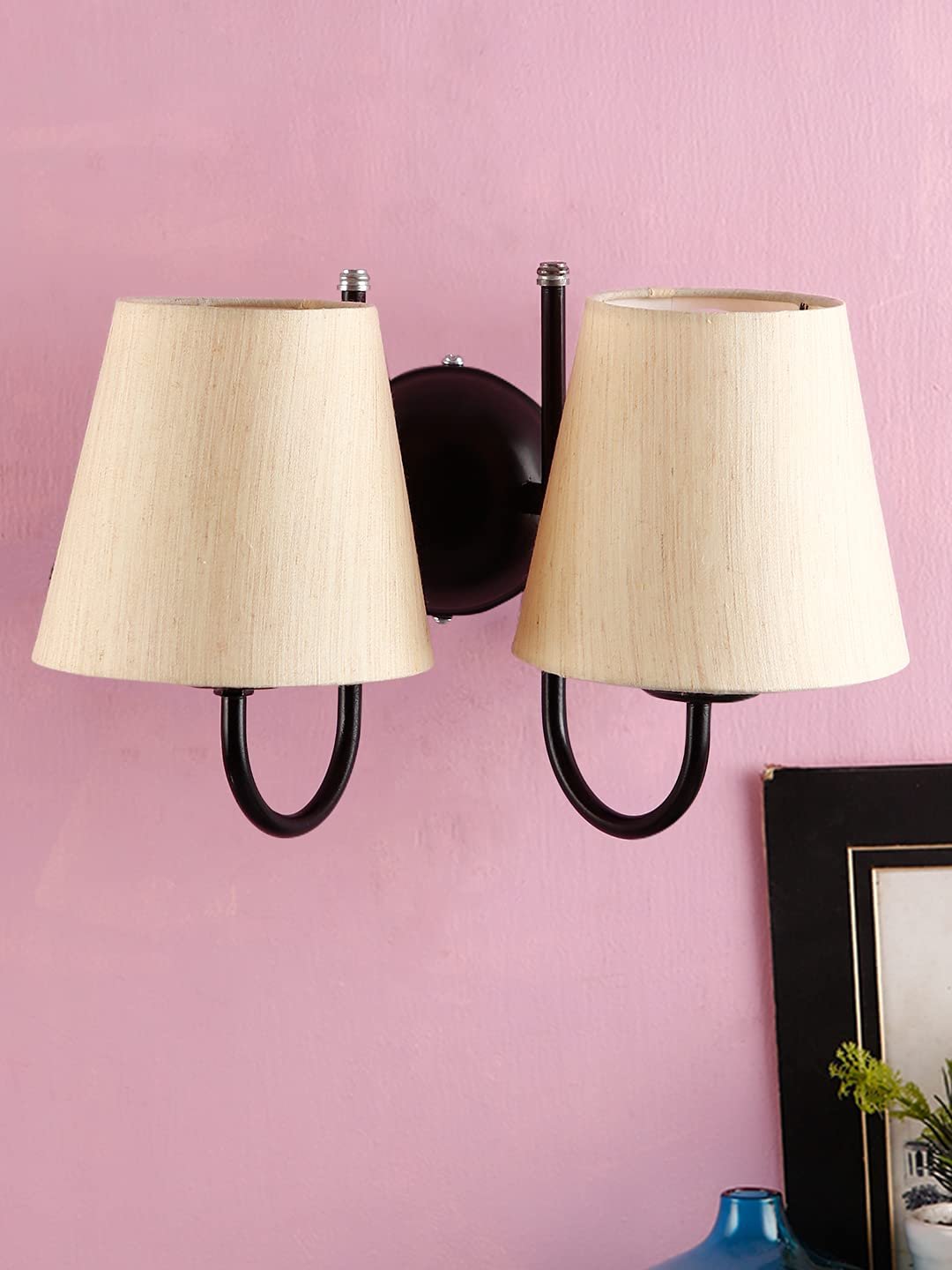 Multicolor Wall Lamp | Elegant Cotton Design | Stylish Ambient Light for Home, Office, Living Room, Bedroom, Hallway | Modern Decorative Wall Sconce - Model DRF16