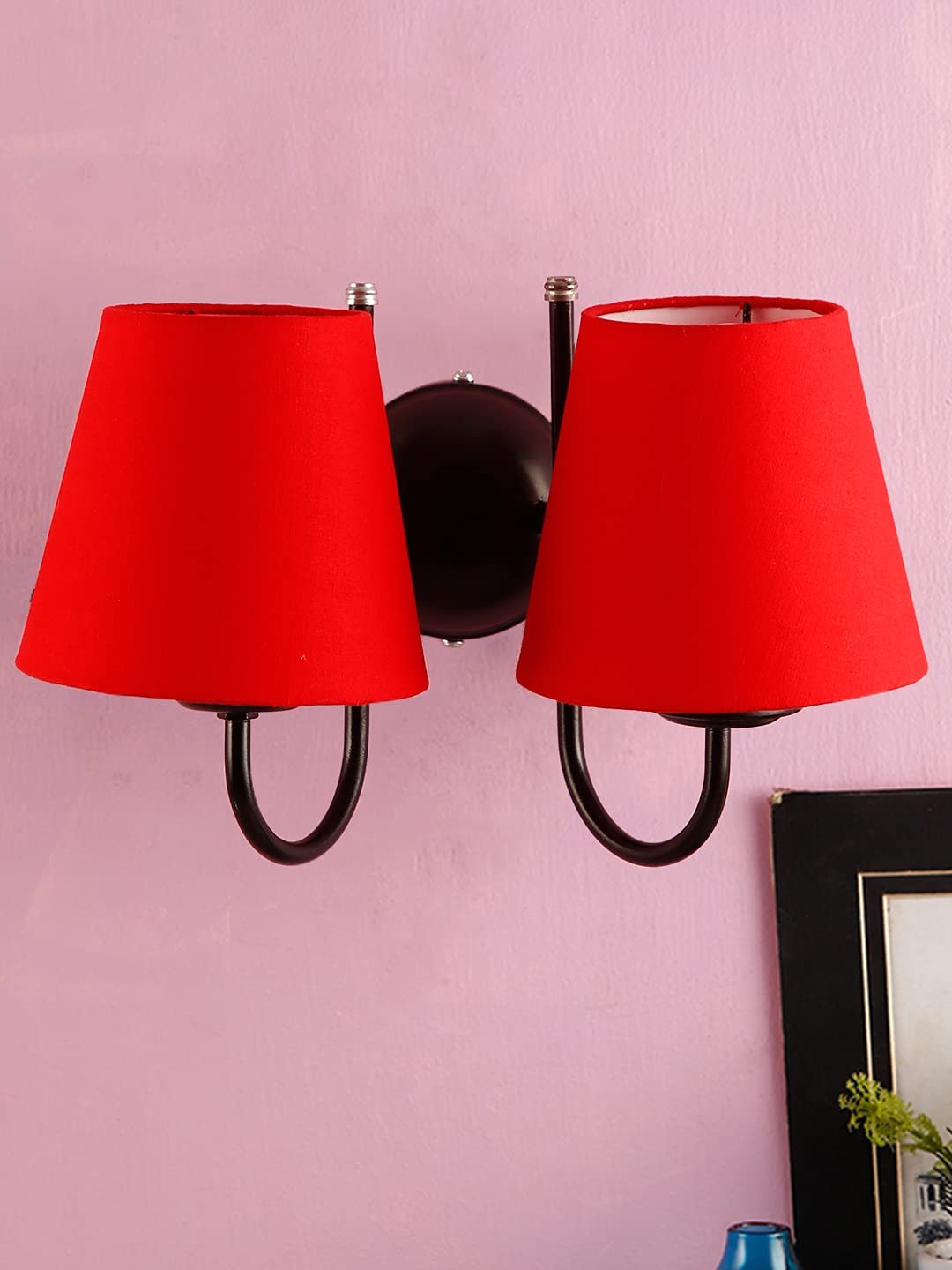 Multicolor Wall Lamp | Elegant Cotton Design | Stylish Ambient Light for Home, Office, Living Room, Bedroom, Hallway | Modern Decorative Wall Sconce - Model DRF18