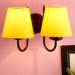 Multicolor Wall Lamp | Elegant Cotton Design | Stylish Ambient Light for Home, Office, Living Room, Bedroom, Hallway | Modern Decorative Wall Sconce – Model DRF20