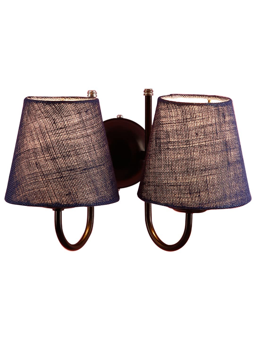 Multicolor Wall Lamp | Elegant Jute Material | Stylish Ambient Light for Home, Office, Living Room, Bedroom, Hallway | Modern Decorative Wall Sconce - Model DRF27