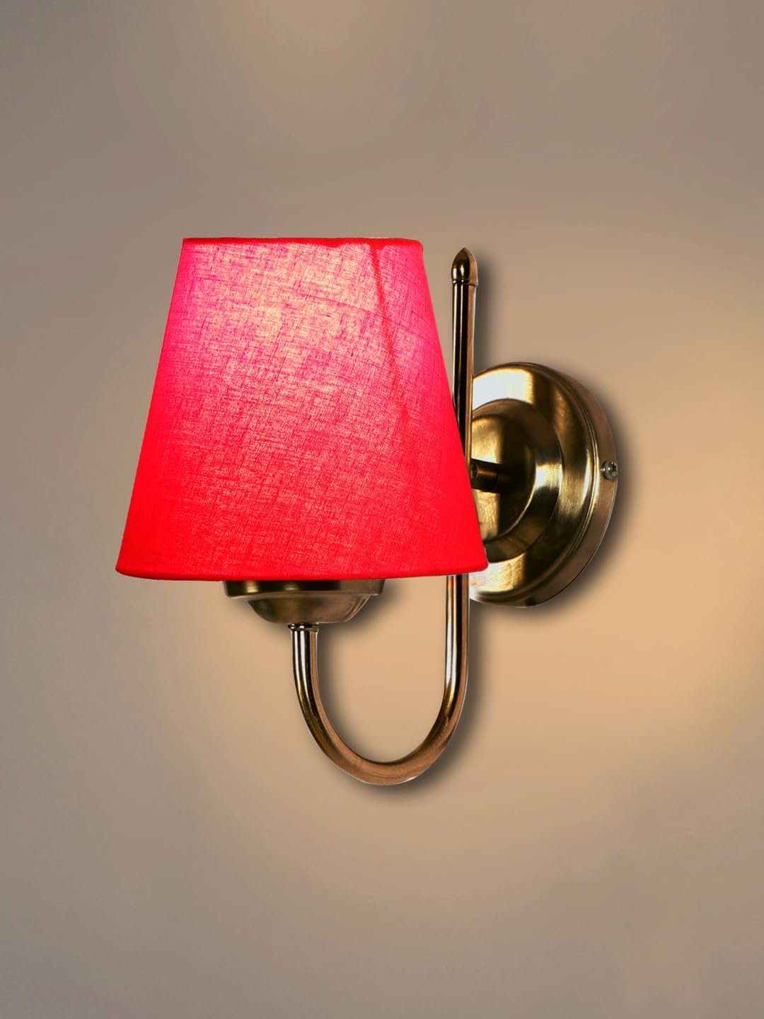 Multicolor Wall Lamp | Elegant Steel & Fabric Design | Stylish Ambient Light for Home, Office, Living Room, Bedroom, Hallway | Modern Decorative Wall Sconce - Model DTG03