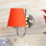 Multicolor Wall Lamp | Elegant Steel & Fabric Design | Stylish Ambient Light for Home, Office, Living Room, Bedroom, Hallway | Modern Decorative Wall Sconce – Model DTG04
