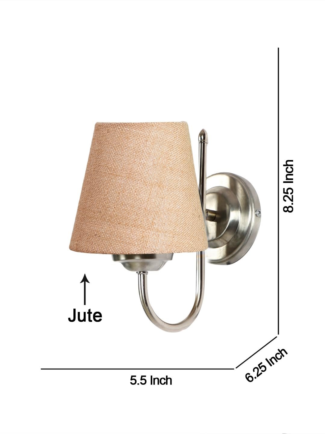 Multicolor Wall Lamp | Elegant Steel & Fabric Design | Stylish Ambient Light for Home, Office, Living Room, Bedroom, Hallway | Modern Decorative Wall Sconce - Model DTG08