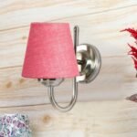 Multicolor Wall Lamp | Elegant Steel & Fabric Design | Stylish Ambient Light for Home, Office, Living Room, Bedroom, Hallway | Modern Decorative Wall Sconce – Model DTG10