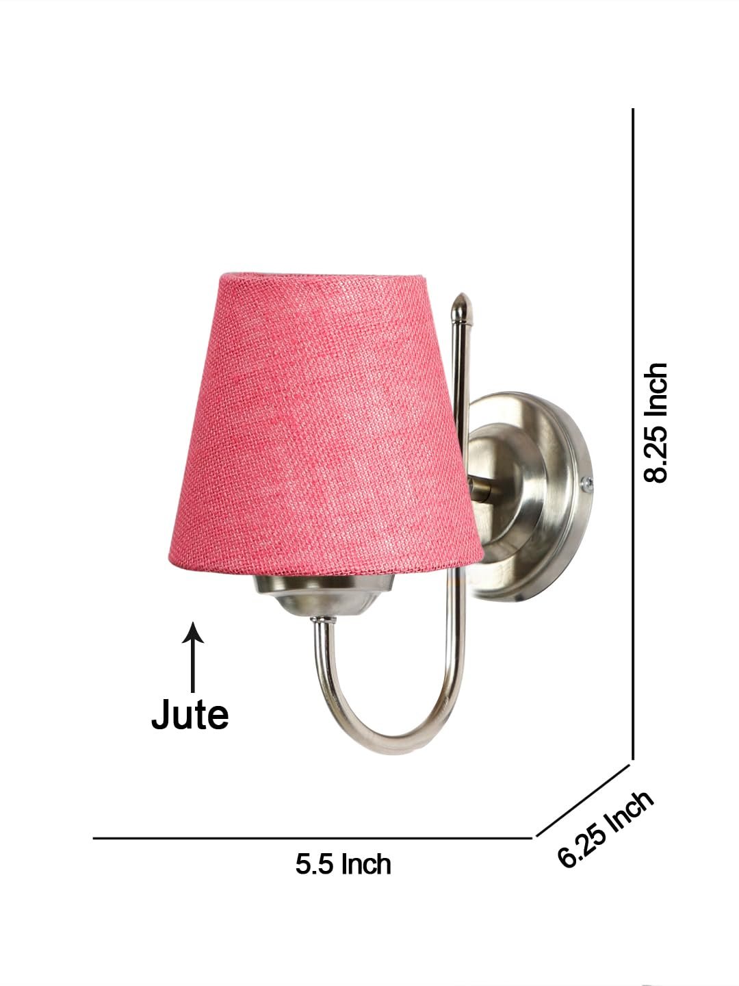 Multicolor Wall Lamp | Elegant Steel & Fabric Design | Stylish Ambient Light for Home, Office, Living Room, Bedroom, Hallway | Modern Decorative Wall Sconce - Model DTG10
