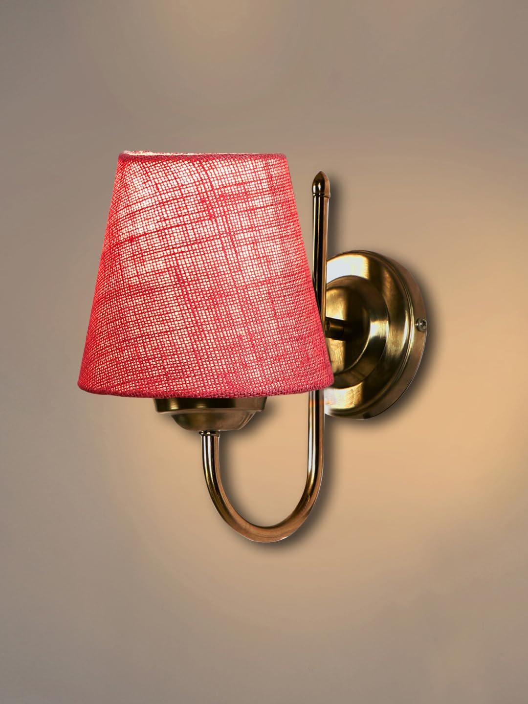 Multicolor Wall Lamp | Elegant Steel & Fabric Design | Stylish Ambient Light for Home, Office, Living Room, Bedroom, Hallway | Modern Decorative Wall Sconce - Model DTG10