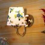 Multicolor Wall Lamp | Elegant Steel & Fabric Design | Stylish Ambient Light for Home, Office, Living Room, Bedroom, Hallway | Modern Decorative Wall Sconce – Model DTG13