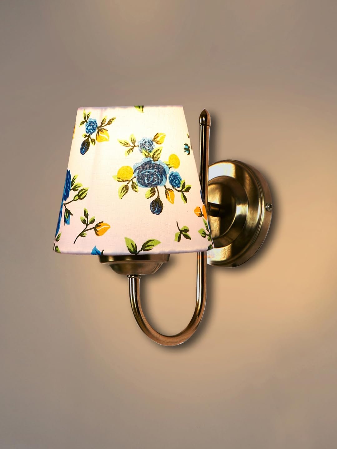 Multicolor Wall Lamp | Elegant Steel & Fabric Design | Stylish Ambient Light for Home, Office, Living Room, Bedroom, Hallway | Modern Decorative Wall Sconce - Model DTG13