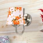 Multicolor Wall Lamp | Elegant Steel & Fabric Design | Stylish Ambient Light for Home, Office, Living Room, Bedroom, Hallway | Modern Decorative Wall Sconce – Model DTG14