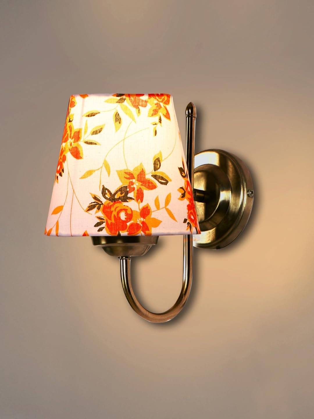 Multicolor Wall Lamp | Elegant Steel & Fabric Design | Stylish Ambient Light for Home, Office, Living Room, Bedroom, Hallway | Modern Decorative Wall Sconce - Model DTG14