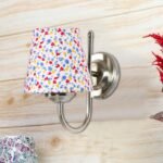 Multicolor Wall Lamp | Elegant Steel & Fabric Design | Stylish Ambient Light for Home, Office, Living Room, Bedroom, Hallway | Modern Decorative Wall Sconce – Model DTG15