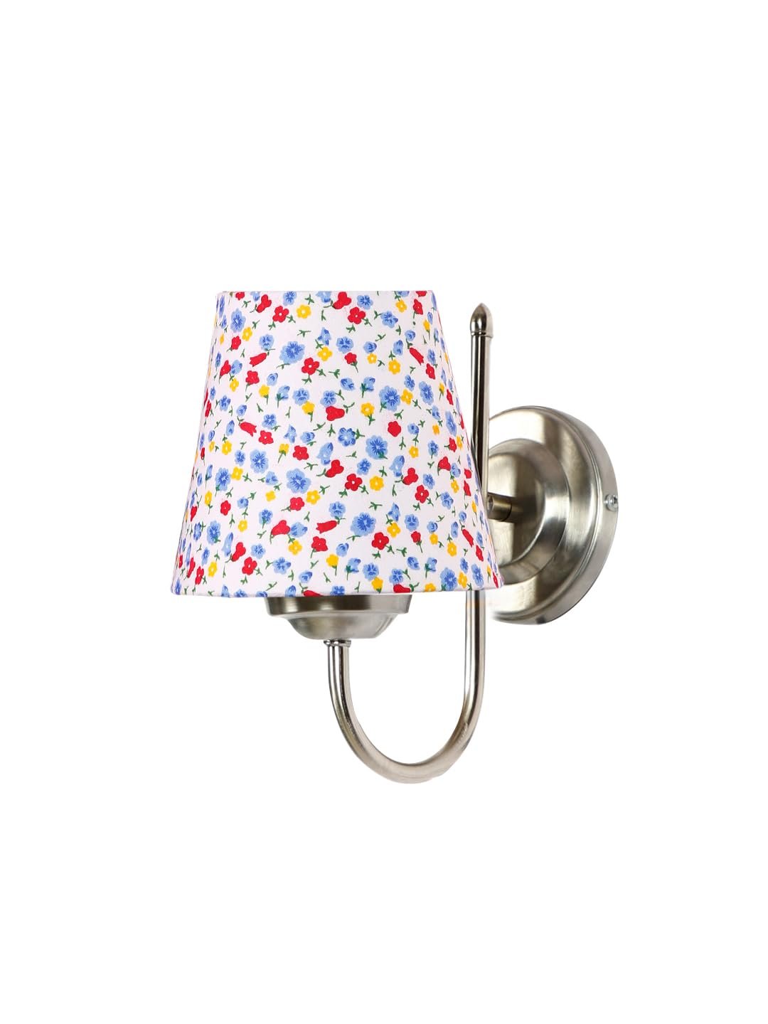 Multicolor Wall Lamp | Elegant Steel & Fabric Design | Stylish Ambient Light for Home, Office, Living Room, Bedroom, Hallway | Modern Decorative Wall Sconce - Model DTG15