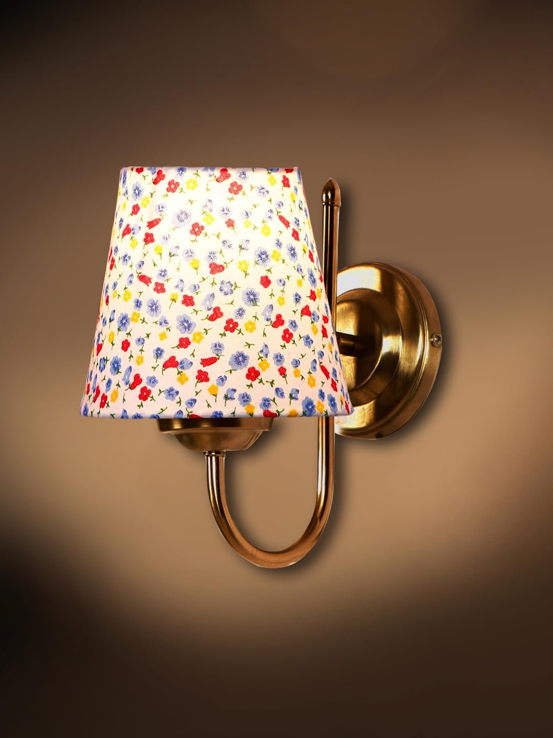 Multicolor Wall Lamp | Elegant Steel & Fabric Design | Stylish Ambient Light for Home, Office, Living Room, Bedroom, Hallway | Modern Decorative Wall Sconce - Model DTG15