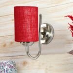 Multicolor Wall Lamp | Elegant Steel & Fabric Design | Stylish Ambient Light for Home, Office, Living Room, Bedroom, Hallway | Modern Decorative Wall Sconce – Model DTG26