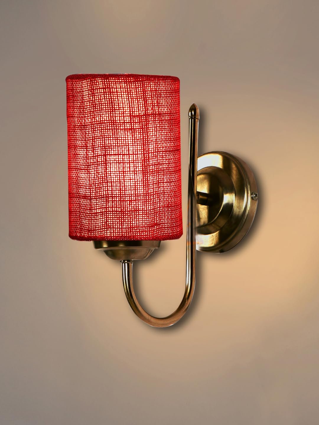 Multicolor Wall Lamp | Elegant Steel & Fabric Design | Stylish Ambient Light for Home, Office, Living Room, Bedroom, Hallway | Modern Decorative Wall Sconce - Model DTG26