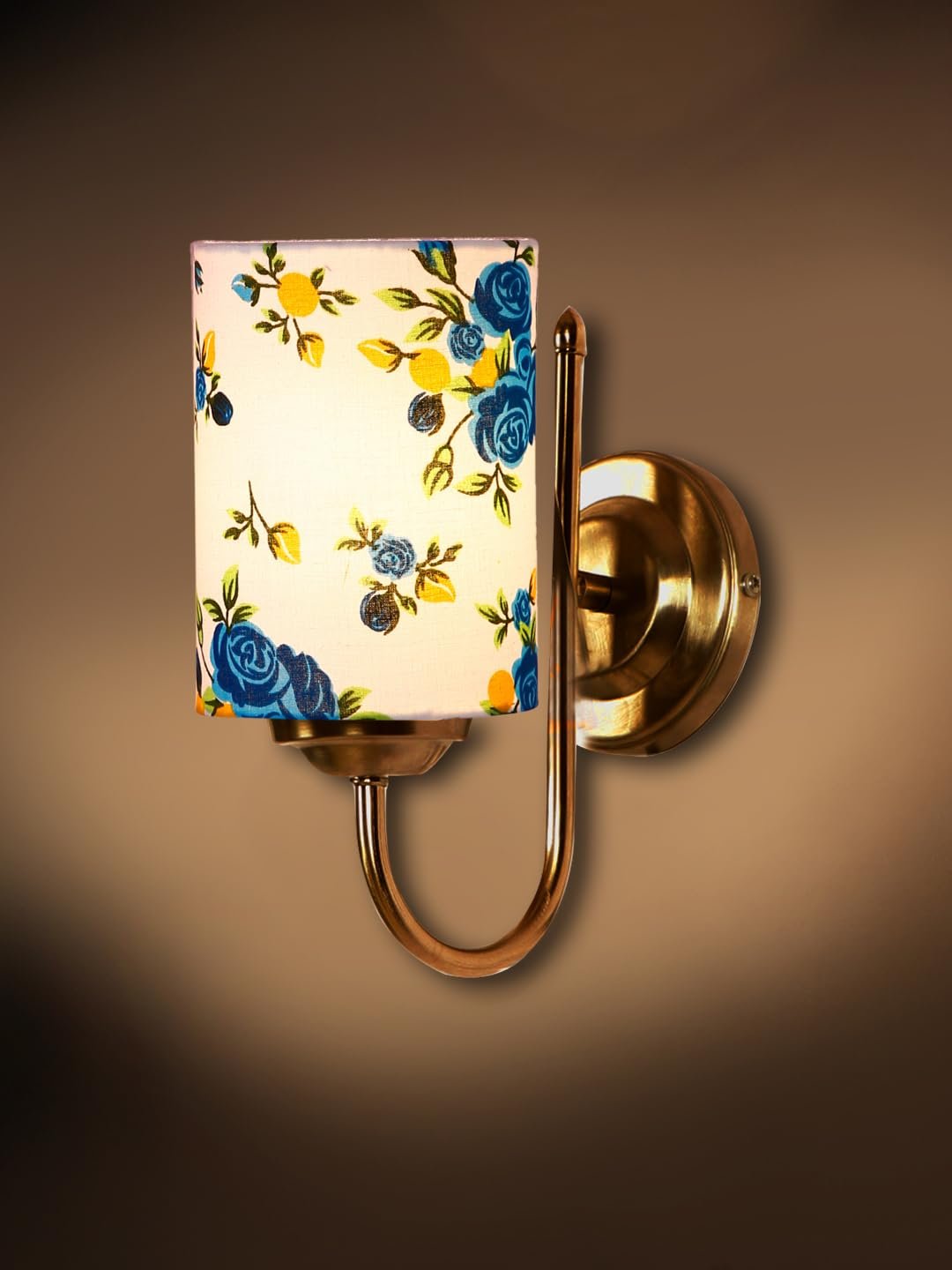 Multicolor Wall Lamp | Elegant Steel & Fabric Design | Stylish Ambient Light for Home, Office, Living Room, Bedroom, Hallway | Modern Decorative Wall Sconce - Model DTG28