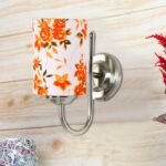 Multicolor Wall Lamp | Elegant Steel & Fabric Design | Stylish Ambient Light for Home, Office, Living Room, Bedroom, Hallway | Modern Decorative Wall Sconce – Model DTG29