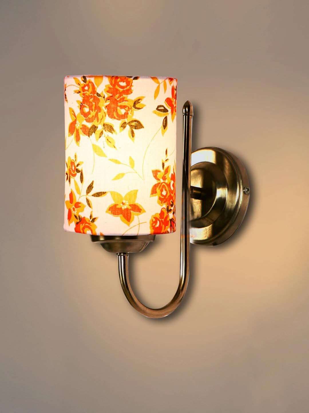 Multicolor Wall Lamp | Elegant Steel & Fabric Design | Stylish Ambient Light for Home, Office, Living Room, Bedroom, Hallway | Modern Decorative Wall Sconce - Model DTG29